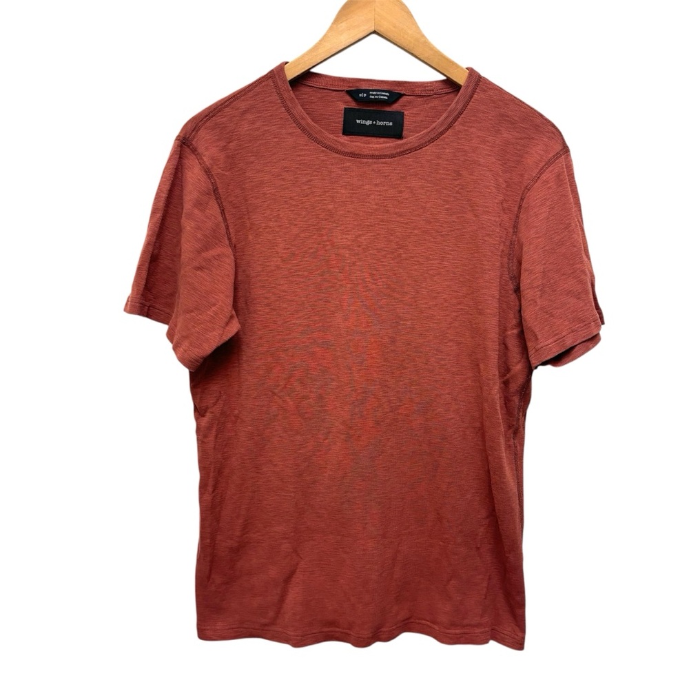 Wings + Horns Rust Short Sleeve Tee
